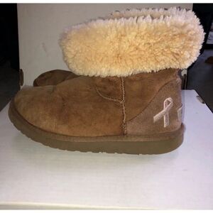 Women's Ugg Boots Brown Breast Cancer Awareness Edition Size 7